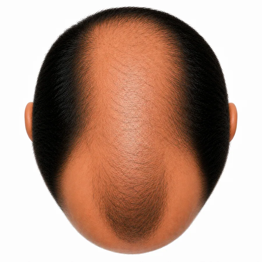Stage IVa hair loss